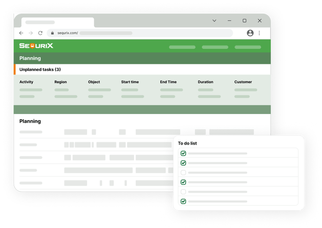 Security guard shift planning software
